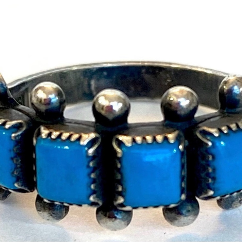 Vintage Navajo Sterling Silver Turquoise